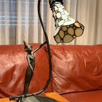Lampada in bronzo stile Liberty