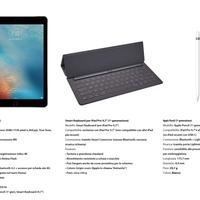 ipad 9,7" + tastiera + pencil (set completo)