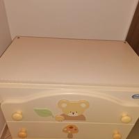 Cassettiera Pali con vasca per bagnetto