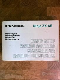 Manuale d’uso ORIGINALE Kawasaki Ninja 636