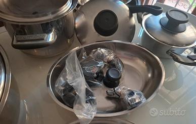 Batteria pentole acciaio inox 