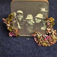 Cornice decorativa in ferro smaltato – stile vinta