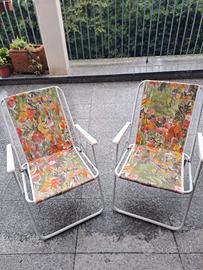 2 seggiole da campeggio