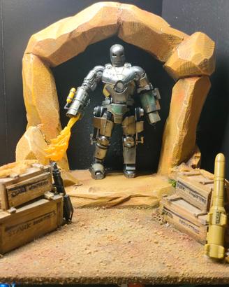 IRON MAN - DIORAMA CON MARK 1