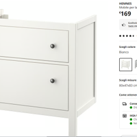 Mobile bagno Ikea Hemnes