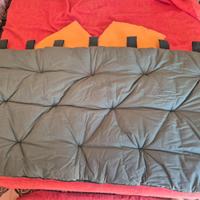Testiera letto verde