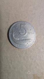 5 lire del 1952