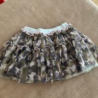 Gonna Chicco mimetica in tulle taglia 4 anni