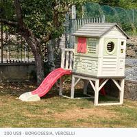 Casetta palafitta smoby con scivolo