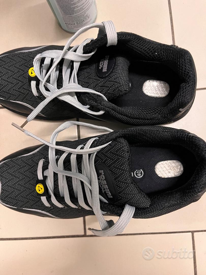 Scarpe Antinfortunistiche Uomo - Taglia 40, Nero, Punta In Acciaio, Suola Antiscivolo - Foto 10