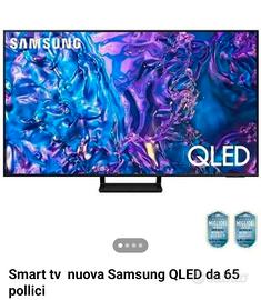 Smart tv  Samsung QLED da 65 pollici