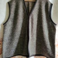 Panciotto gilet donna curvy marrone melange