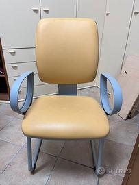 6 Sedie da ufficio in Ecopelle