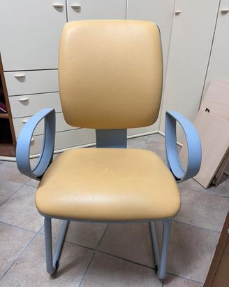 6 Sedie da ufficio in Ecopelle