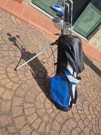 Set golf con mazze bambino/ragazzo