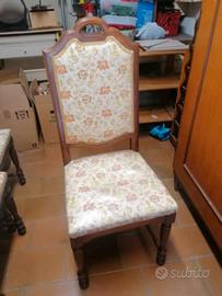 Sedie in legno imbottite 