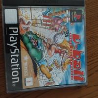 U-Ball Beach Volley Heroes PS1 PAL completo (manua