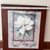 Stampa con cornica di legno (Magnolia)