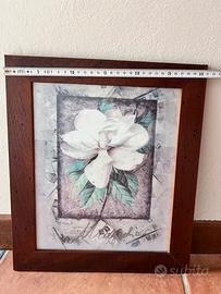 Stampa con cornica di legno (Magnolia)