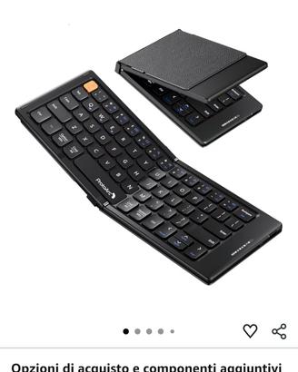 ProtoArc XK04 Tastiera pieghevole bluetooth