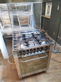 CUCINA LOFRA 5 FUOCHI ACCIAIO INOX