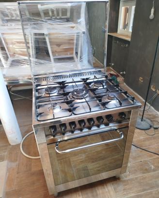 CUCINA LOFRA 5 FUOCHI ACCIAIO INOX