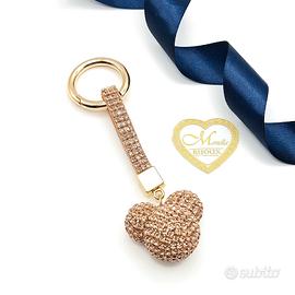 Portachiavi Minnie Orsetto Topolino Brillantini 