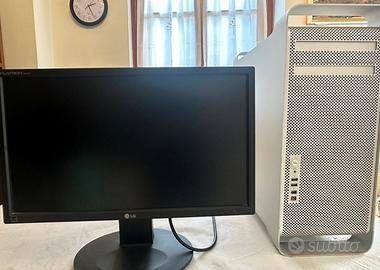 Apple Mac Pro 1,1 + LG 22” + router Apple Airport