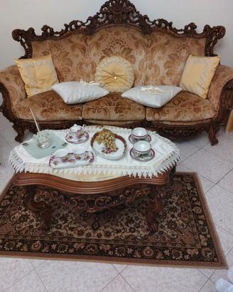 set divano stile barocco