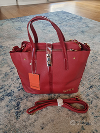 Borsa a spalla rossa Galitzine