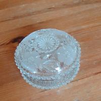 Portaoggetti vintage in cristallo 