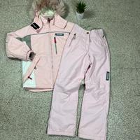 Set Tuta Colmar Rosa Con Pelliccia - tg M Donna