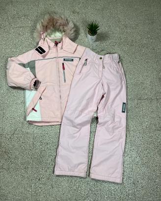 Set Tuta Colmar Rosa Con Pelliccia - tg M Donna