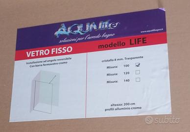 Vetro fisso per box doccia