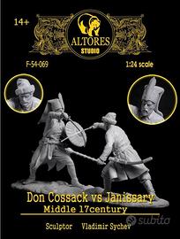 Cosacco vs Giannizzero Middle miniature 54mm