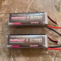 2x LiPo batterie FullPower 5S 6200mah 35-55C