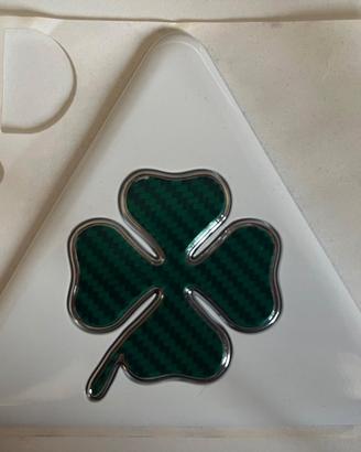 Fregio Alfa Romeo Quadrifoglio verde dx Giulietta