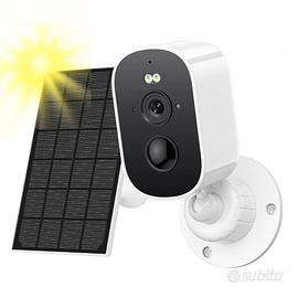Telecamera di sicurezza esterna a energia solare 