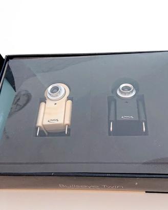 2 webcam NGS Bullseye Twin USB (1 bianca e 1 nera)