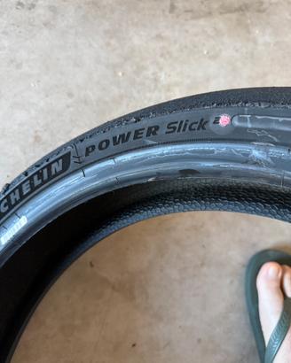 Gomme Michelin Power Slick 120 ant e 190 post