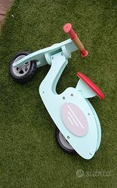 Vespa scooter di legno nuovo Kinderkraft 