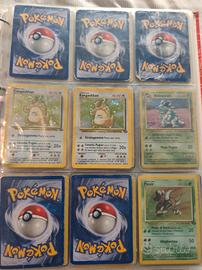 lotto carte Pokemon vintage