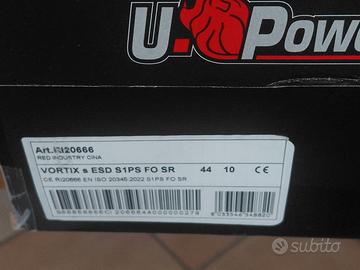 Scarpe antinfortunistiche upower numero 44