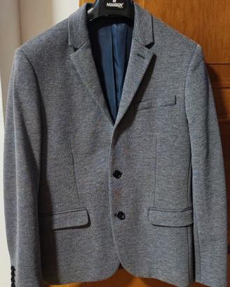Giacca blazer uomo Celio, Taglia M, blu e grigio
