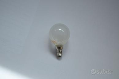 Lampadine sfera 60W E14 smerigliate