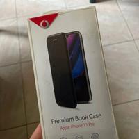 iPhone 11 Pro custodia a libro nera portadocumenti