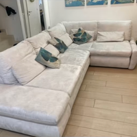 Divano angolare letto allungo delfino pouf