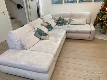 Divano angolare letto allungo delfino pouf