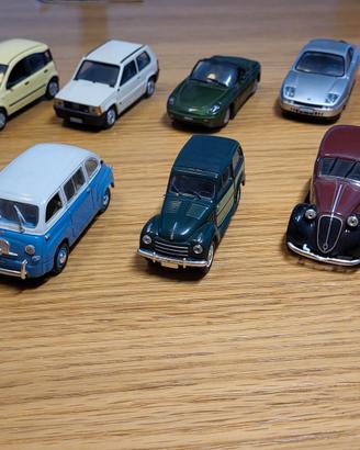 Lotto 10 modellini Fiat  scala 1:43