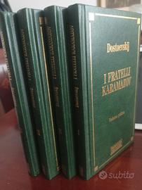 4 volumi di Dostoevskij " i fratelli Karamazov"
